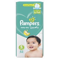 Pampers Skin Comfort Diaper Junior No.5.52pcs
